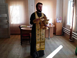 Благочинный приходов Кашарского округа иерей Георгий Грошев совершил освящение Центра социального обслуживания граждан пожилого возраста и инвалидов сл. Кашары