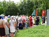 В храме святой блаженной Ксении Петербургской г.Шахты прошло праздничное соборное богослужение по случаю престольного праздника