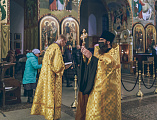 В Покровском кафедральном соборе г. Шахты совершен Новогодний молебен на благословение грядущего года