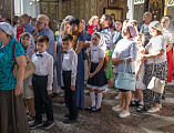 Молебен на начало учебного года и торжественная линейка в воскресной школе Покров