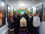 Состоялась торжественная встреча иконы святого Архистратига Михаила, написанной в год 80-летия Великой Победы   