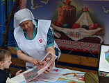В храме Архангела Михаила пос. Каменоломни ко Дню Победы была организована выставка-экспозиция «Там, где Христос, всегда Победа!»