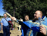 Освящение часовни в селе Новоселовка