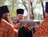 Ковчег с частицей мощей святителя Луки, архиепископа Крымского доставлен в Покровский кафедральный собор