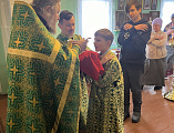 Престольный праздник в молитвенном доме в честь преподобного Серафима Саровского отметили соборным богослужением