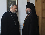 В пятницу четвертой седмицы Великого поста Преосвященнейший епископ Симон совершил Литургию Преждеосвященных Даров в храме святого Георгия Победоносца хут. Лихой 