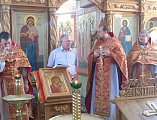 В храме Донской иконы Божией Матери г. Новошахтинска почтили память священномученика Александра, епископа Команского, небесного покровителя города Новошахтинска и горняков