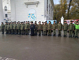 Вместе с военным священником школьники узнают о покровителе русского воинства и непобедимом русском духе