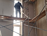 Второй этап строительно-отделочных работ начат в хуторе Арпачине