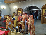 В храме Донской иконы Божией Матери г. Новошахтинска почтили память священномученика Александра, епископа Команского, небесного покровителя города Новошахтинска и горняков