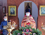 В храме святых мучеников Адриана и Наталии х. Арпачин Багаевского благочиния отметили престольный праздник