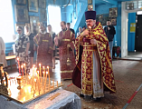 25-летие мученического подвига воина Евгения Родионова молитвенно почтили в Покровском приходе г. Новошахтинска