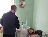 Священник посетил пациентов хосписа в хуторе Красный