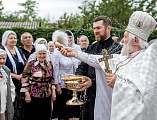 В престольный праздник Преосвященнейший епископ Симон возглавил Божественную литургию в храме Вознесения Господня города Шахты