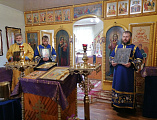 Праздничным богослужением отметили праздник Торжества Православия в храме в честь святителя Николая сл. Кашары