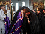 Преосвященнейший епископ Симон совершил монашеский постриг в Покровском кафедральном соборе города Шахты