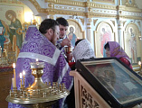 В храме Святителя Николая Чудотворца сл. Калач-Куртлак Советского района состоялось соборное богослужение