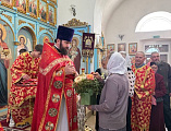 Соборное богослужение в храме Покрова Пресвятой Богородицы слободы Никольской    