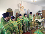 Храмовый праздник отметил приход в честь святой блаженной старицы Матроны Московской города Донецка