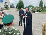 День пограничника в храме Донской иконы Божьей Матери г. Новошахтинска