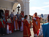 В храме Донской иконы Божией Матери почтили память священномученика Александра, епископа Команского