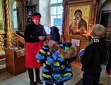 В Донском храме г. Новошахтинска встретили детей из Северодонецка
