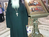 Иеромонах Николай (Наметышев) посетил Патриарший собор в честь Воскресения Христова