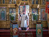 В Престольный день Преосвященнейший епископ Симон совершил Божественную литургию в храме Вознесения Господня города Шахты