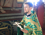 В седьмую годовщину архиерейской хиротонии Преосвященнейший епископ Симон совершил Божественную литургию в Покровском кафедральном соборе города Шахты