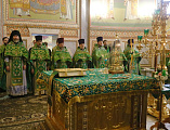 Соборное Богослужение в Свято-Преображенском женском монастыре г Серафимовича