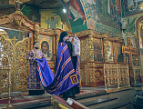 В Неделю Торжества Православия Преосвященнейший епископ Симон совершил Божественную литургию святителя Василия Великого в Покровском кафедральном соборе г. Шахты