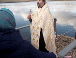 Протоиерей Сергий Сергошин совершил чин великого освящения воды в окрестностях хутора Красный Кут