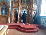 Преосвященнейший епископ Симон с рабочим визитом посетил храм святителя Тихона Задонского станицы Кривянской