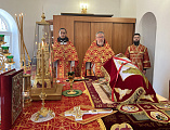 В пятницу Светлой седмицы Преосвященнейший епископ Симон совершил Божественную литургию в храме Святой Троицы города Каменск-Шахтинский