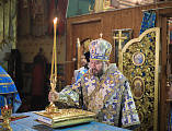 Праздничную Литургию и иерейскую хиротонию Преосвященнейший епископ Симон совершил в праздник Введения во храм Пресвятой Богородицы