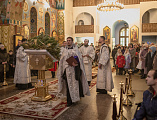 Преосвященнейший епископ Симон совершил Великую рождественскую вечерню