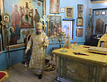 Преосвященнейший епископ Симон с архипастырским визитом посетил храм Покрова Пресвятой Богородицы города Шахты