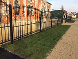 Завершился очередной этап благоустройства прилегающей храмовой территории Державного прихода города Донецка