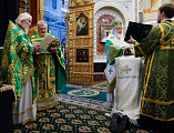 В праздник Входа Господня в Иерусалим Преосвященнейший епископ Симон сослужил Святейшему Патриарху Кириллу в Храме Христа Спасителя