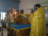 В день празднования памяти святого апостола и евангелиста Луки в храме Иоанна Предтечи ст. Боковской совершена соборная Божественная литургия