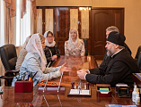 Преосвященнейший епископ Симон провел рабочую встречу с президентом «Фонда продовольствия «Русь» Юлией Назаровой