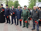 Протоиерей Роман Амплеев принял участие в митинге, посвященном 78-й годовщине победы в Великой Отечественной войне