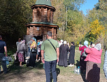 Шахтинский приход Вознесения Господня совершил очередное паломничество в Покровский Верхнемакеевский мужской монастырь