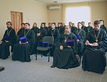 В Шахтинской епархии прошел первый день семинара по практическим вопросам современного пастырского служения 