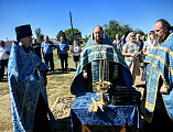 Освящение часовни в селе Новоселовка