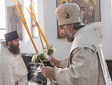 Преображение Господне – один из двенадцати главных праздников православных христиан архиерейским богослужением отметили в Покровском кафедральном соборе города Шахты