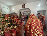 Преосвященнейший епископ Симон совершил Божественную литургию в храме святой Анны Кашинской города Каменск-Шахтинский