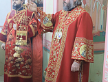 В пятницу Светлой седмицы Преосвященнейший епископ Симон с архипастырским визитом посетил храм Донской иконы Божией Матери г. Новошахтинска