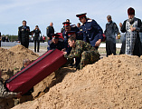 В станице Вешенской перезахоронили останки воинов второй мировой войны