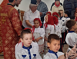 Воспитанники детского сада «Белочка» посетили Никольский храм г. Зверево